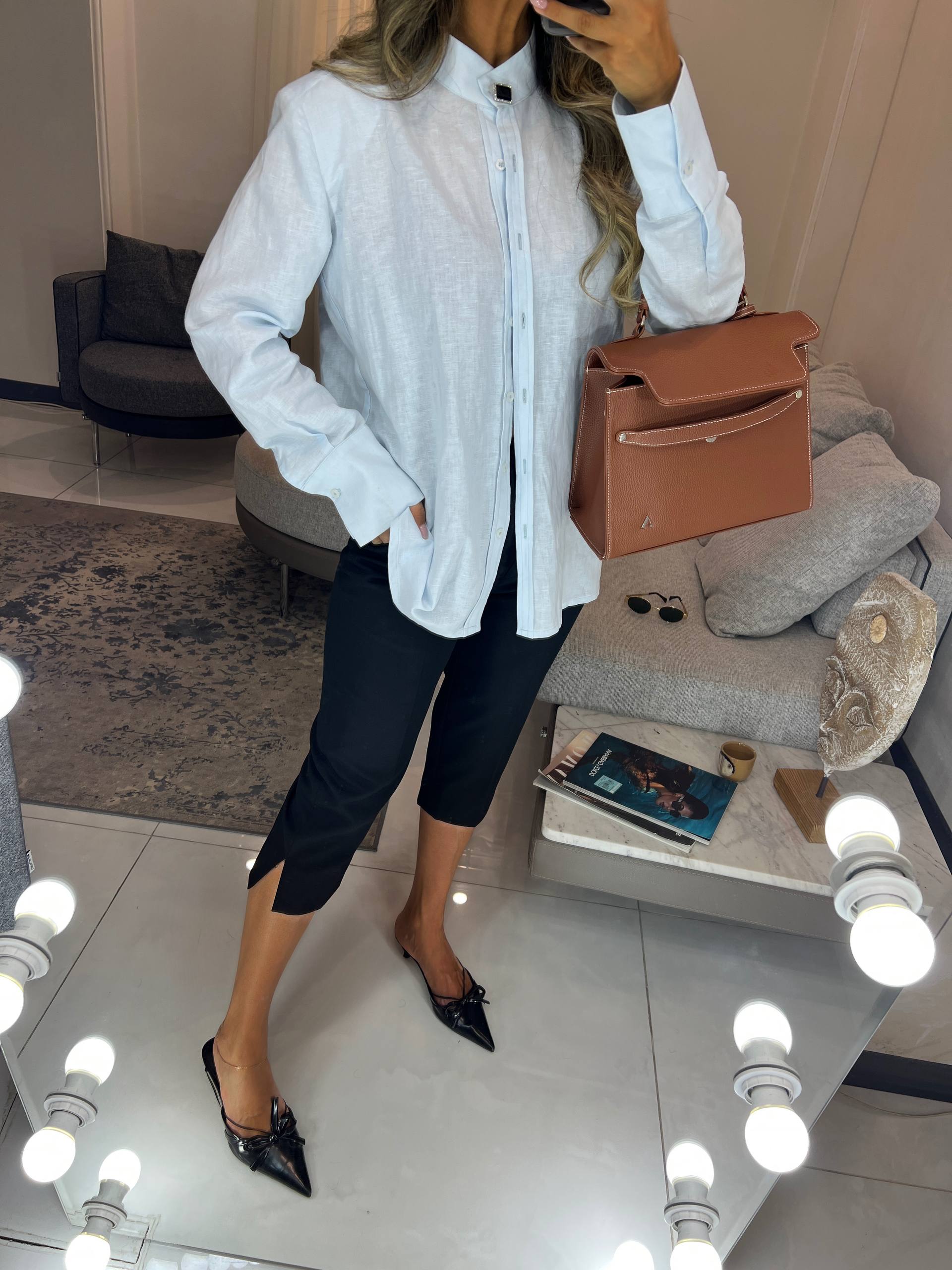 شلوار کاپری مشکی - تصویر 6